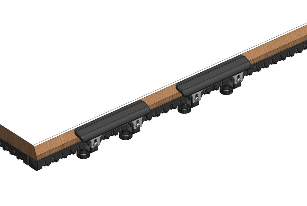 Paire d'appuis avantbras ergonomique