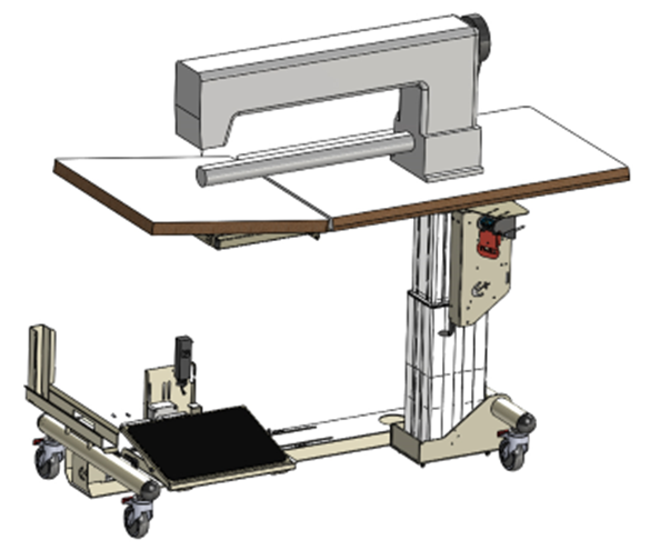 Bâti ergonomique HEOL 2.1 XXL pour machine de type canon long