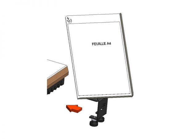 Tablette écritoire orientable support universel - 1000284