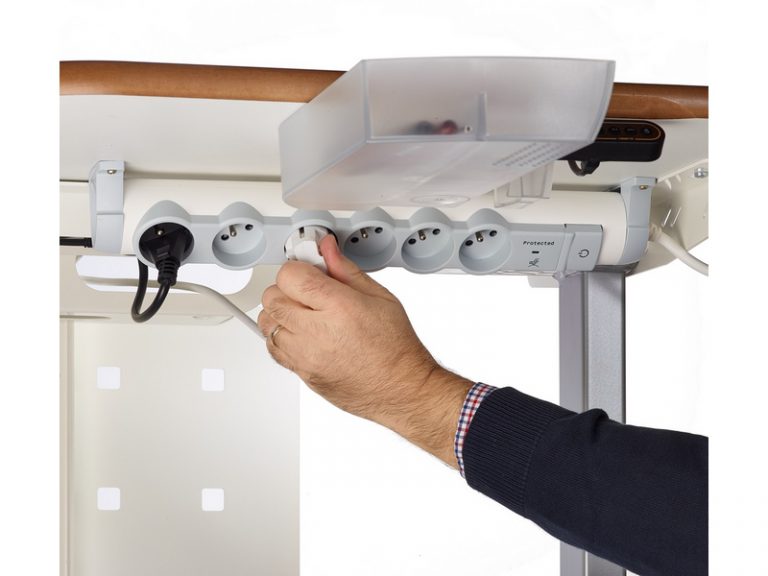 Bloc multiprise x 6 prises orientable Echo Positif