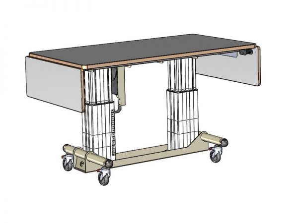 Poste de travail extensible