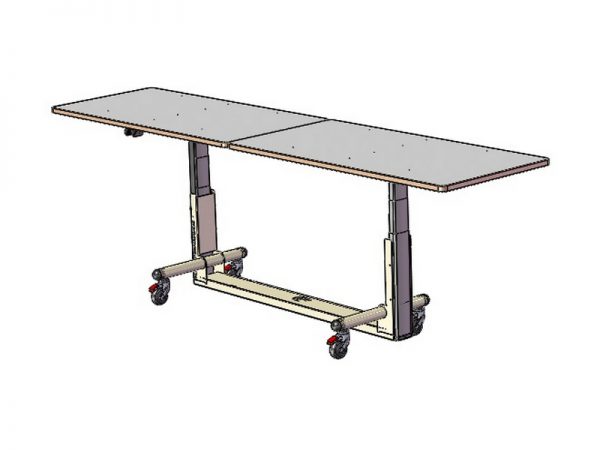 Poste de travail extensible