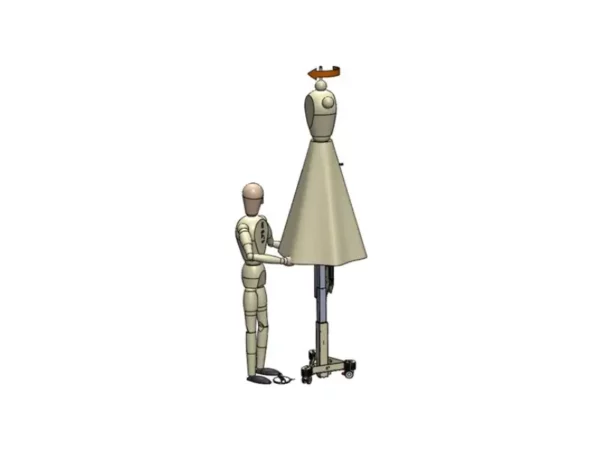 Support mannequin ergonomique réglable en hauteur