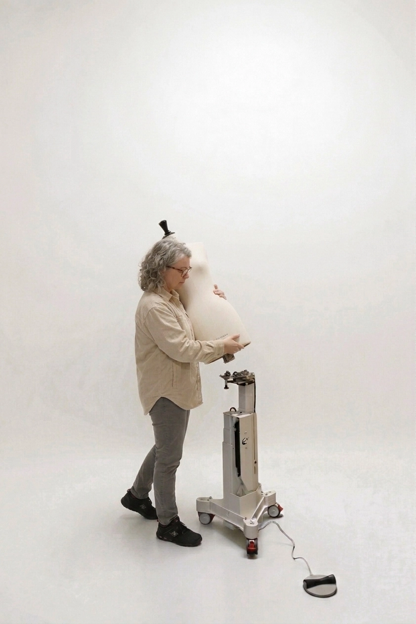 Support mannequin ergonomique réglable en hauteur