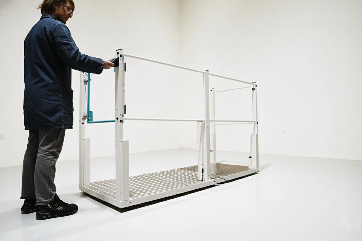 Estrade réglable électrique